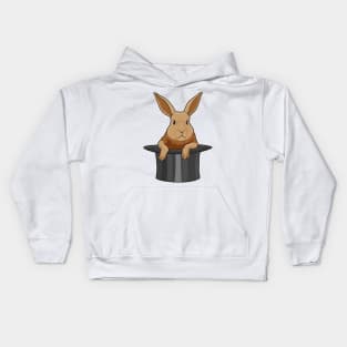 Rabbit Magician Magic hat Kids Hoodie